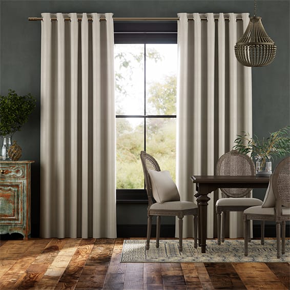 Colorized Ahisma Luxe Faux Silk Rose Gold Curtains 6404