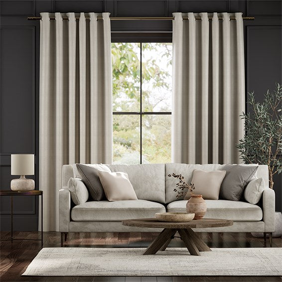 Colorized Ahisma Luxe Faux Silk Oyster Curtains 6402