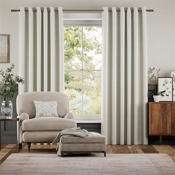 Colorized Ahisma Luxe Faux Silk Pearl Curtains 6403