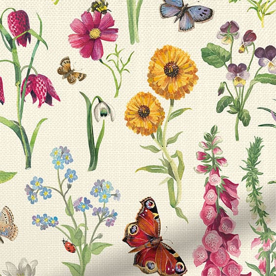 ColorizedPLA Wild Flowers Meadow Curtains 6431