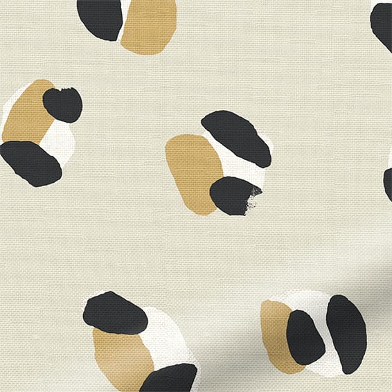 ColorizedPLA Leopard Dots Linen Curtains 6457