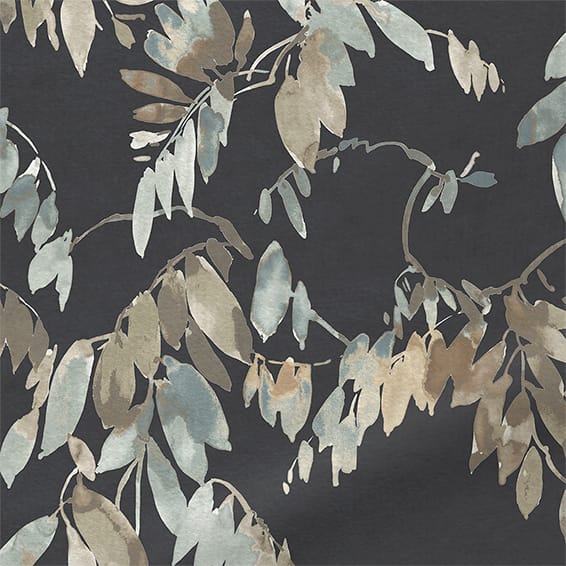 ColorizedPLA Watercolour Canopy Velvet Duck Egg Curtains 6477