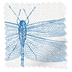 ColorizedSwatch Demoiselle Dragonfly Cornflower  Curtains sample image 6507