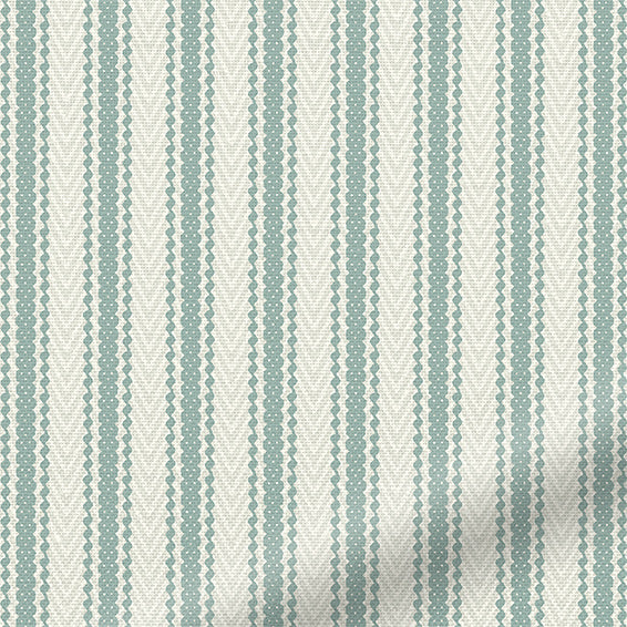 ColorizedPLA Chester Stripe Duck Egg Curtains 6512