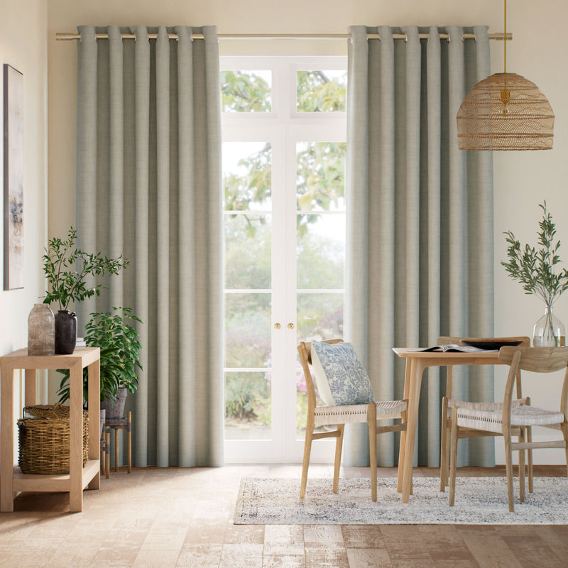 Colorized Eco-Friendly Riley Oyster Grey Curtains 6533
