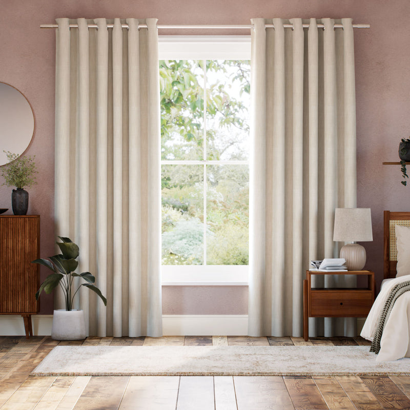 Colorized Eco-Friendly Nyah Hopsack Curtains 6538