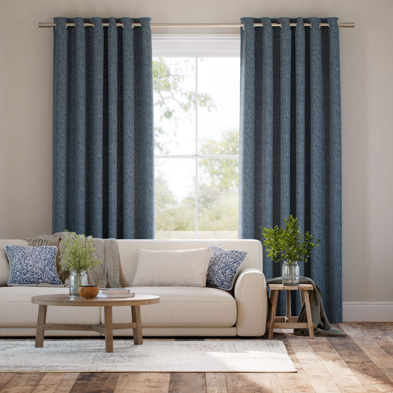 Colorized Isabella Dusky Blue Curtains 6553