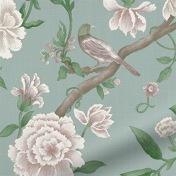 ColorizedPLA Porcelain Garden Morning Green Curtains 6557