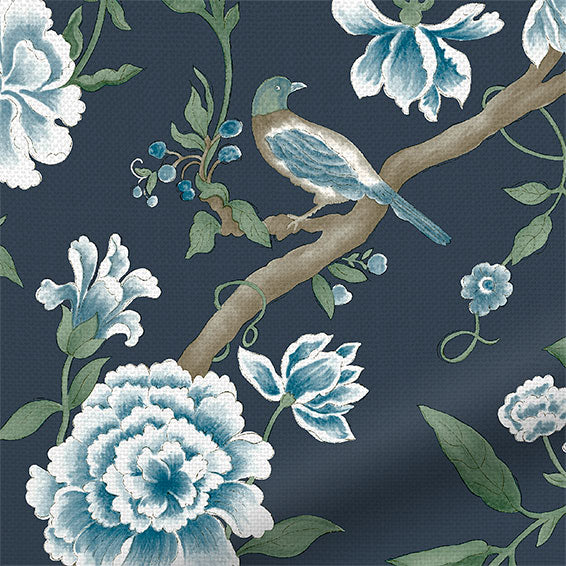 ColorizedPLA Porcelain Garden Rich Cerulean Curtains 6558