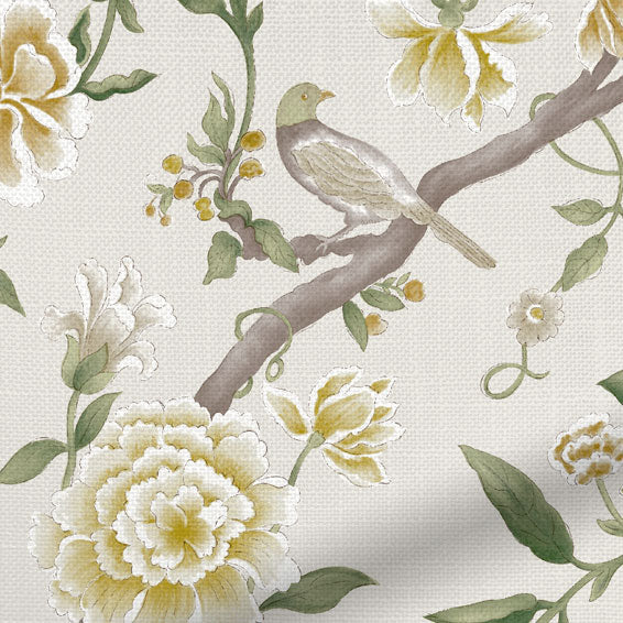 ColorizedPLA Porcelain Garden Warm Yellow Curtains 6559