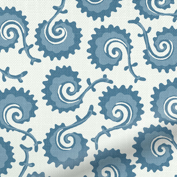 ColorizedPLA Fern Frond Sea Waves Curtains 6567