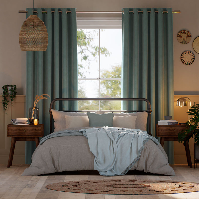 Colorized Cambridge Velvet Blackout Opal Curtains 6582