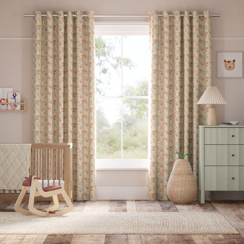 Colorized Glen Lyon Rhubarb Curtains 6604