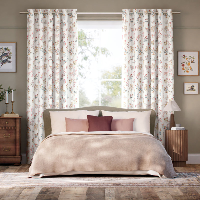 Colorized Shepherdly Meadow Ivory Curtains 6612
