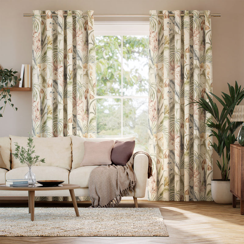 Colorized Cedella Sunset Curtains 6626