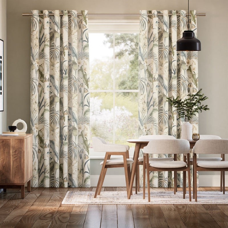 Colorized Cedella Sepia Curtains 6625