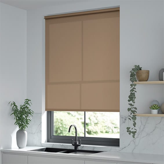 ColorizedZoom Avalon Coffee Bean Roller Blind 7932