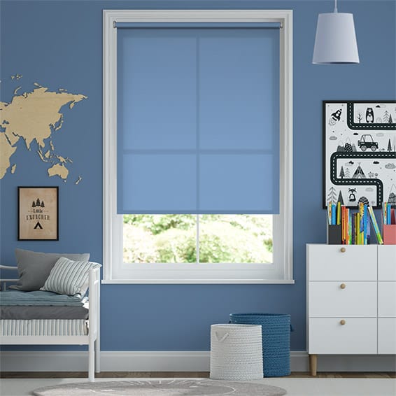 Colorized Avalon Azurite Roller Blind 7926