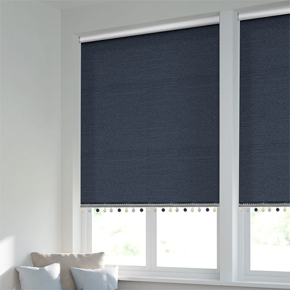 ColorizedZoom Choices Cavendish Navy & Henley Roller Blind 7979