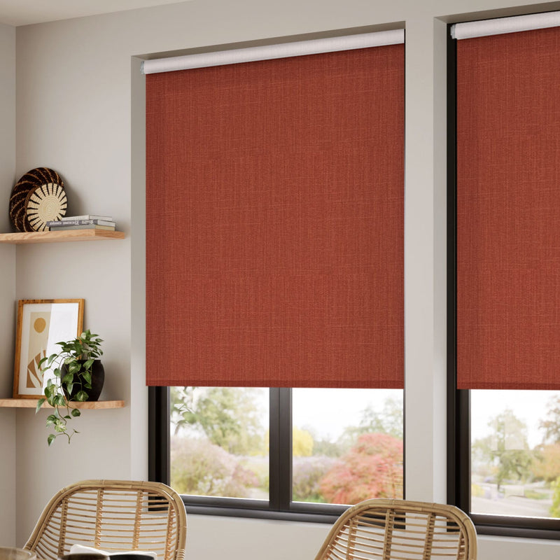 ColorizedZoom Choices Cavendish Pumpkin Spice Roller Blind 7975