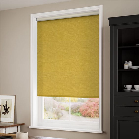 ColorizedZoom Choices Harrow Mimosa Gold Roller Blind 7990