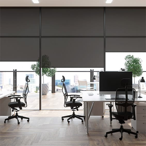 Colorized Contract Oculus Midnight Roller Blind 8031