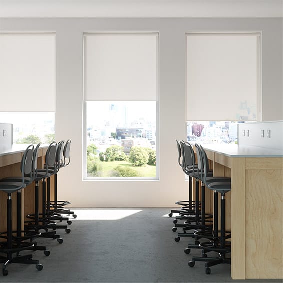 Colorized Contract Oculus Linen Roller Blind 8030