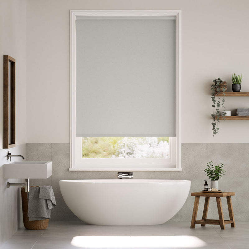 Colorized Eco-Friendly Blackout Soft Grey Roller Blind 8039