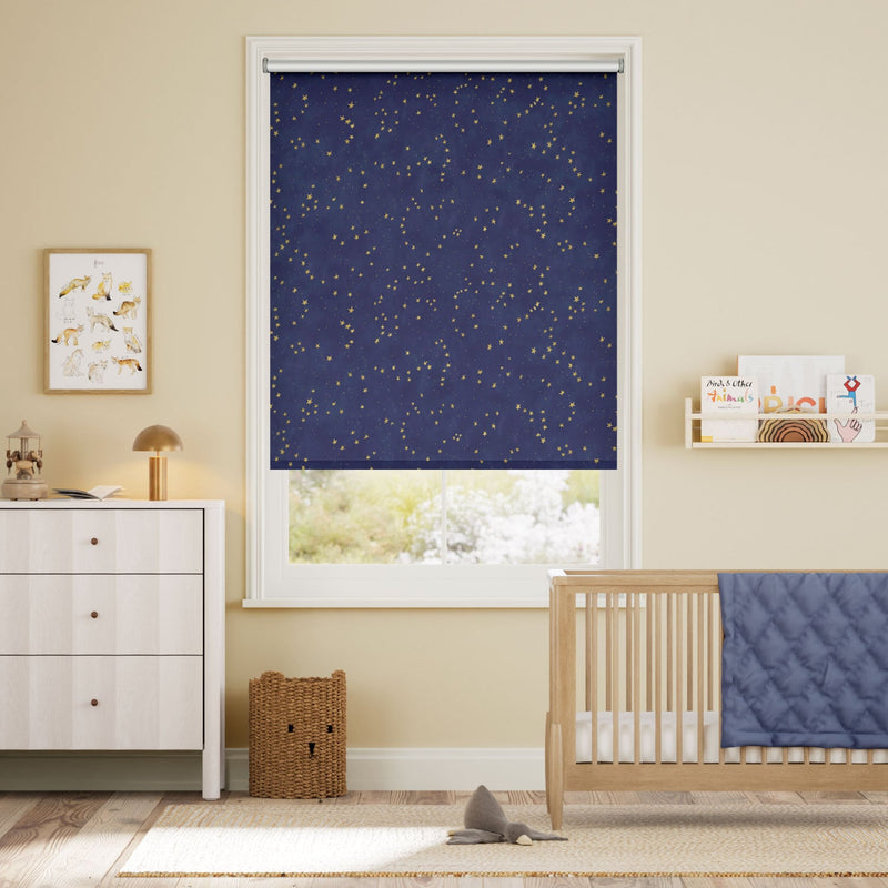 Colorized Star Gazing Blackout Night Sky Roller Blind 8107