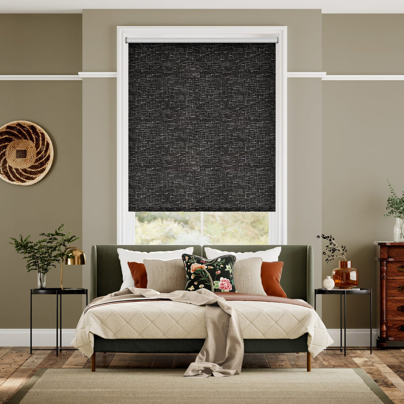 Colorized Turin Blackout Onyx Roller Blind 8134