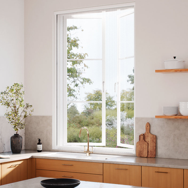 ColorizedZoom Enzo Cinder Fly Screen Roller Blind 9135