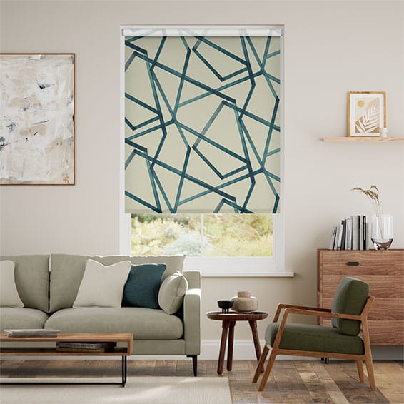 Colorized Twist2Go Sumi Indigo Roller Blind 9157