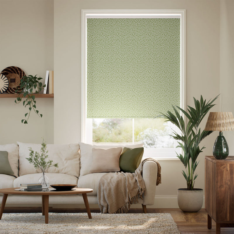 Colorized Twist2Go Choices Carina Jacquard Apple Roller Blind 9176