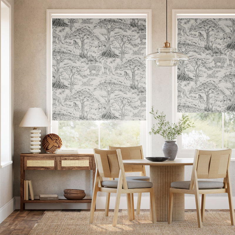 Colorized Kisumu Charcoal Roller Blind 9198