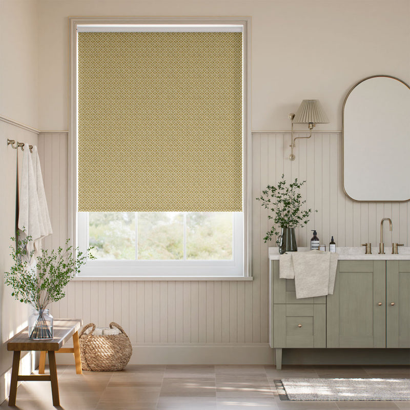 Colorized Twist2Go Giverny Honey Roller Blind 9231