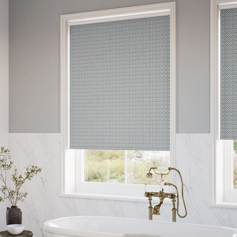 ColorizedZoom Twist2Go Giverny Slate Roller Blind 9233