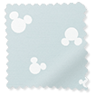 ColorizedSwatch Mickey Spots Blackout Sky Blue Roller Blind sample image 9276