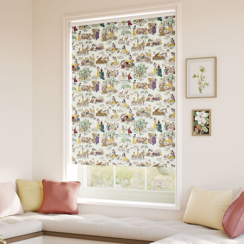 ColorizedZoom Twist2Go Snow White Blackout Ivory Roller Blind 9304