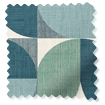 ColorizedSwatch Reno Seafoam Natural Roman Blind sample image 9378